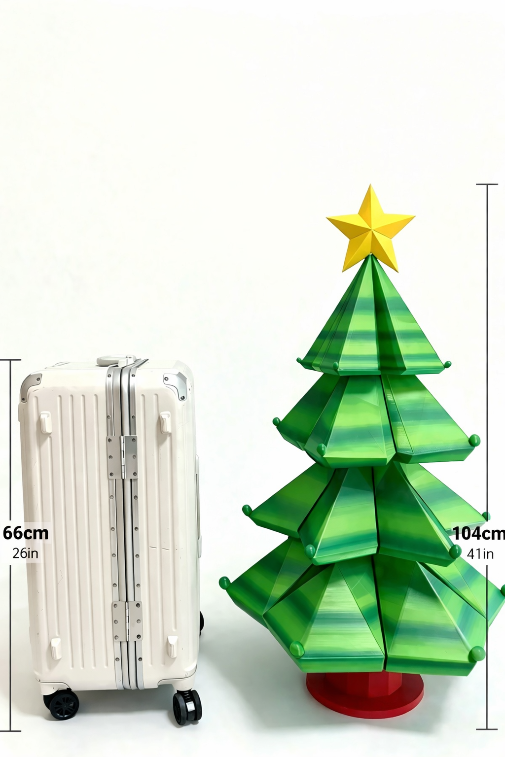 Modern Christmas Tree Sculpture