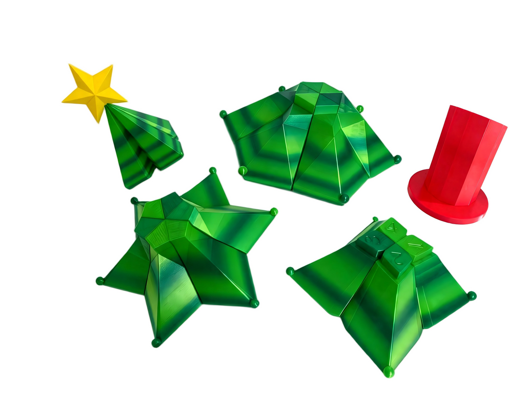 Modern Christmas Tree Sculpture