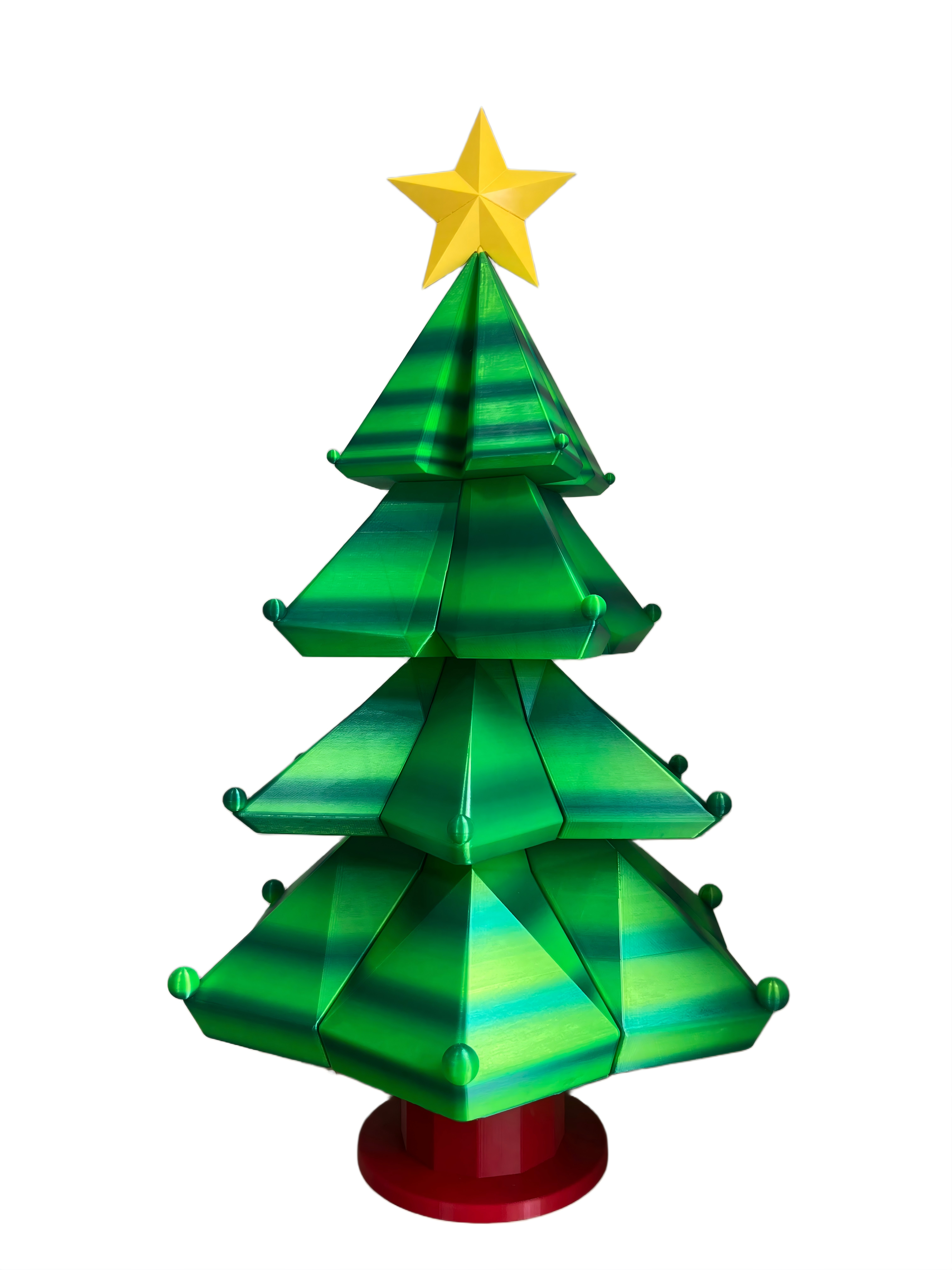 Modern Christmas Tree Sculpture