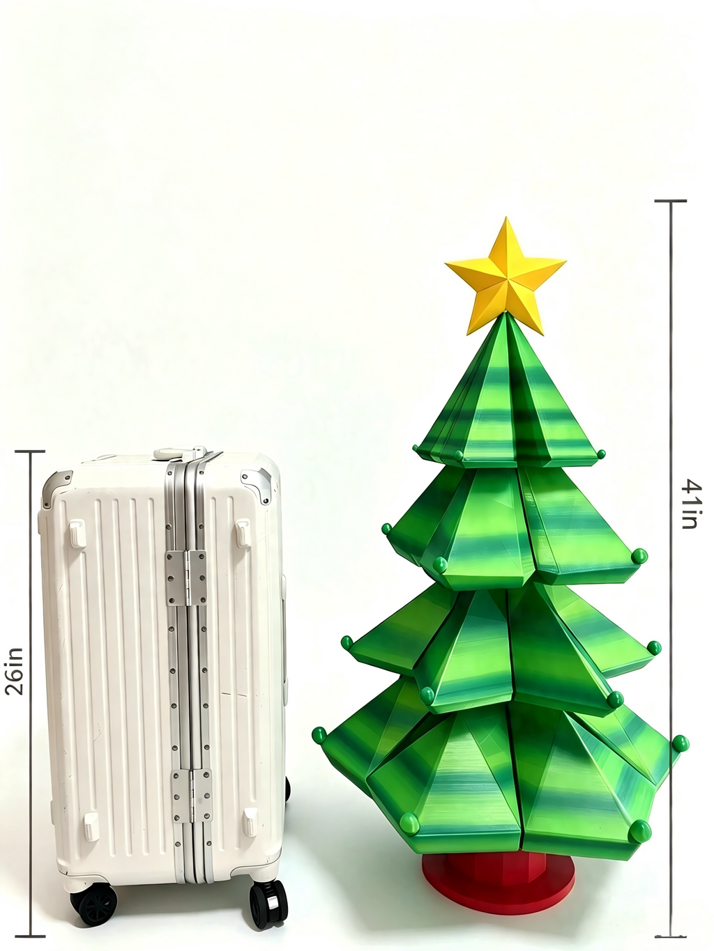 Modern Christmas Tree Sculpture