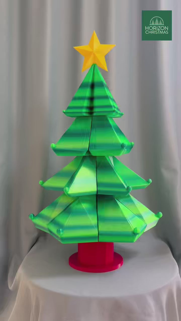 Modern Christmas Tree Sculpture