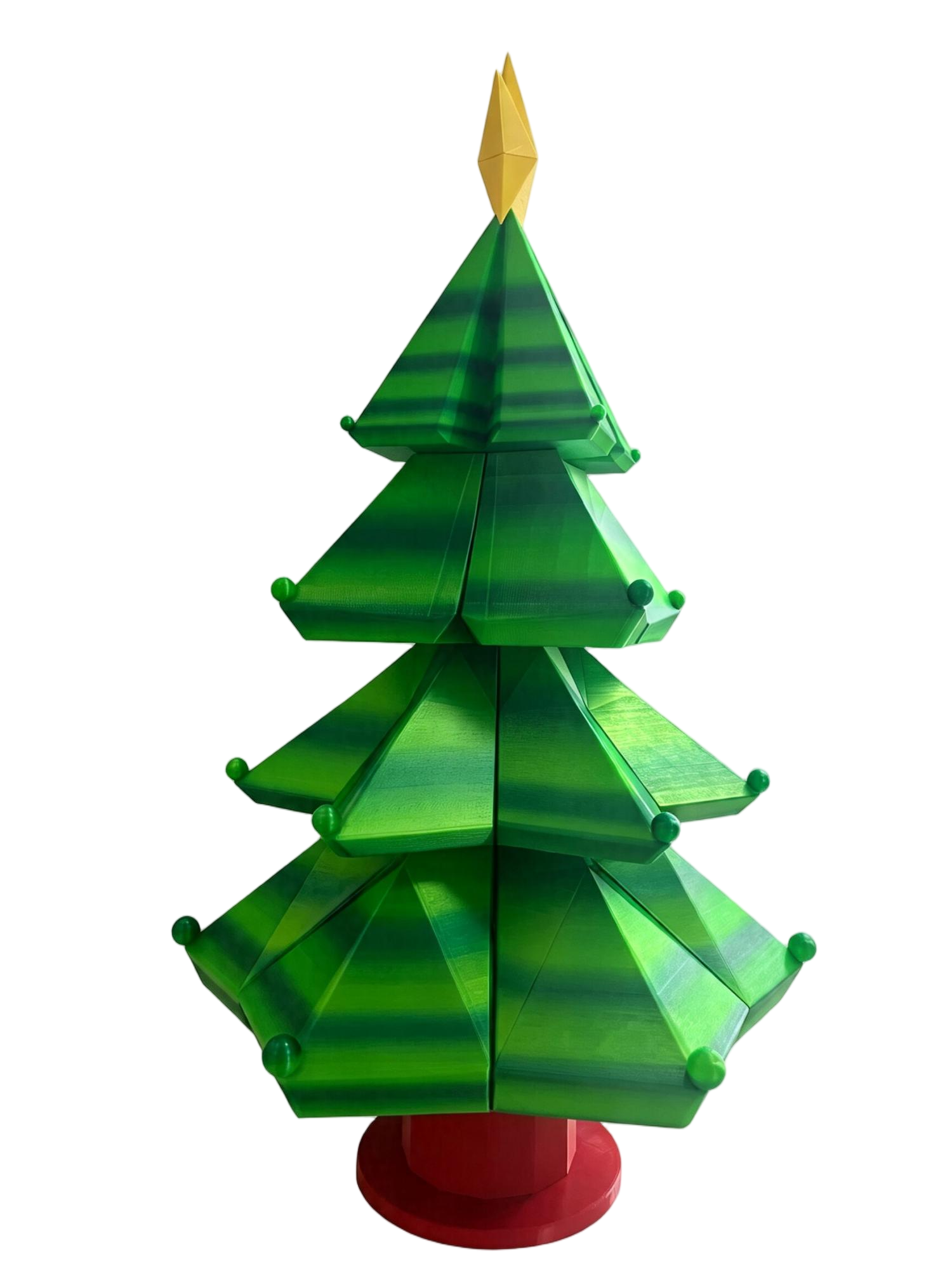 Modern Christmas Tree Sculpture