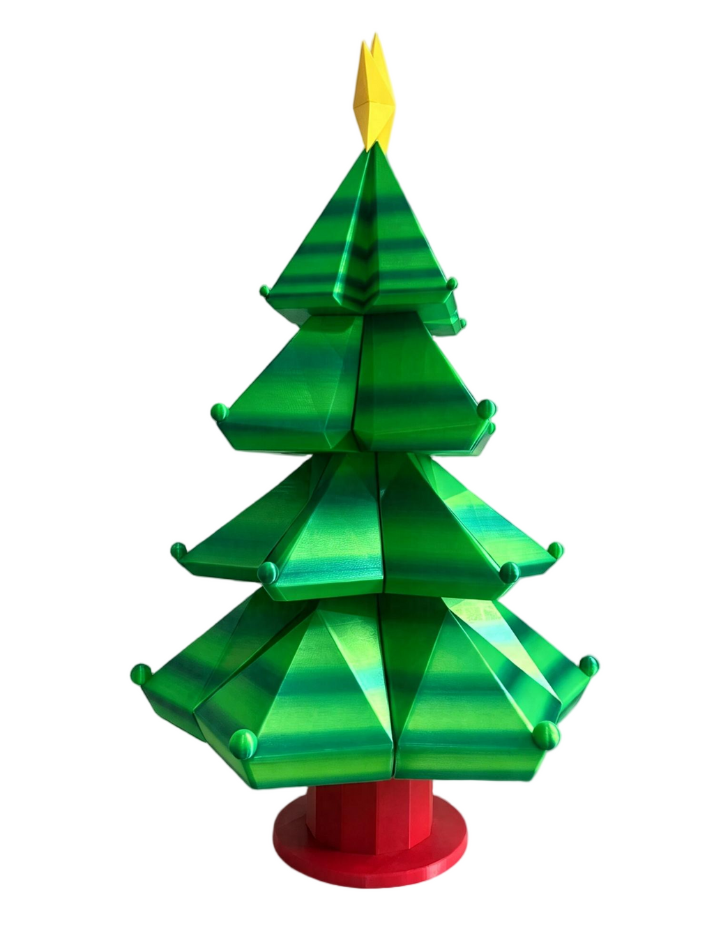 Modern Christmas Tree Sculpture