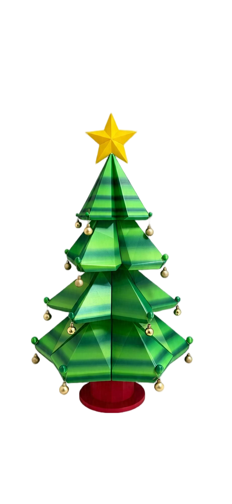 Modern Christmas Tree Sculpture